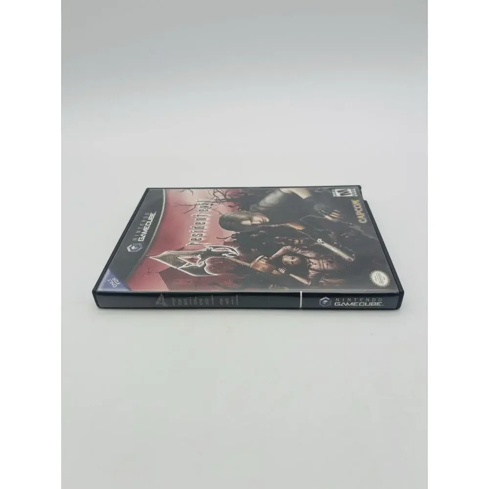 Resident Evil 4 Nintendo GameCube Complete CIB Black Label VG+ Condition